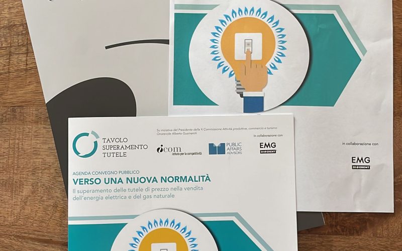 Tavolo permanente sul superamento delle tutele di prezzo nella vendita di energia elettrica e gas naturale