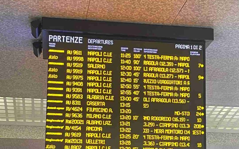 treni ritardi trenitalia
